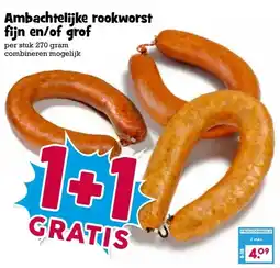 Boon`s Markt Ambachtelijke rookworst fijn en/of grof aanbieding