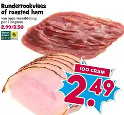 Boon`s Markt Runderrookvlees of roasted ham aanbieding