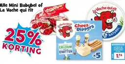 Boon`s Markt Alle Mini Babybel of La Vache qui rit aanbieding