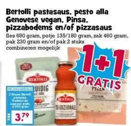 Boon`s Markt Bertolli pastasaus, pesto alla Genovese vegan, Pinsa. pizzabodems en/of pizzasaus aanbieding