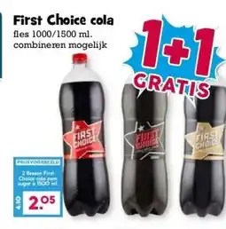 Boon`s Markt First Choice cola aanbieding