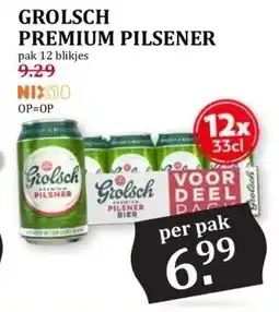 Boon`s Markt GROLSCH PREMIUM PILSENER aanbieding