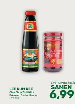 Amazing Oriëntal LEE KUM KEE Chiu Chow Chilli Oil / Premium Oyster Sauce aanbieding