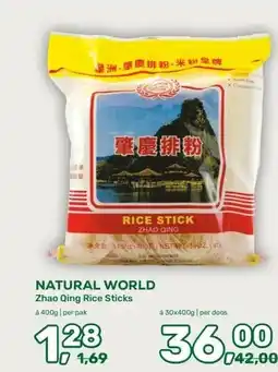 Amazing Oriëntal NATURAL WORLD Zhao Qing Rice Sticks aanbieding