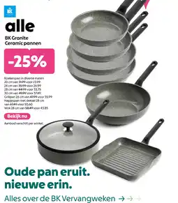 AllesZ alle BK Granite Ceramic pannen aanbieding