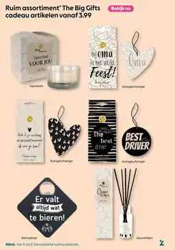 AllesZ Ruim assortiment* The Big Gifts aanbieding