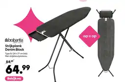 AllesZ brabantia solid company Strijkplank Denim Black aanbieding