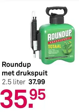 Karwei Roundup met drukspuit aanbieding