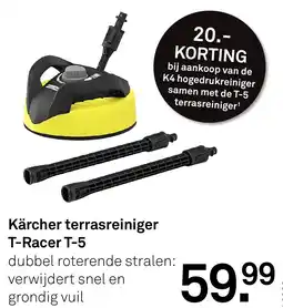 Karwei Kärcher terrasreiniger T-Racer T-5 aanbieding