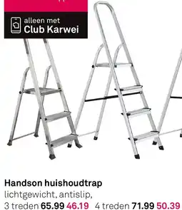 Karwei Handson huishoudtrap aanbieding