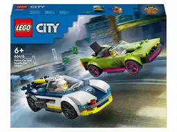 Lidl LEGO City 60415 Politiewagen en snelle autoachtervolging aanbieding