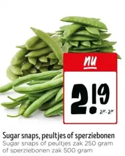 Jumbo Sugar snaps, peultjes of sperziebonen aanbieding
