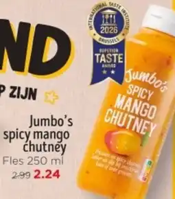 Jumbo Jumbo's spicy mango chutney aanbieding