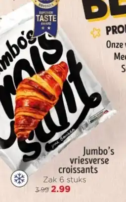 Jumbo Jumbo's vriesverse croissants aanbieding