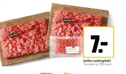 Jumbo Jumbo rundergehakt aanbieding