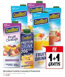 Jumbo Alle Coolbest Fruitdrink, Fruitontbijt of Protein drink aanbieding