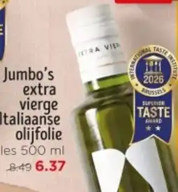 Jumbo Jumbo's extra vierge Italiaanse olijfolie aanbieding
