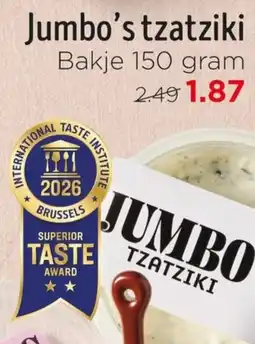 Jumbo Jumbo's tzatziki aanbieding