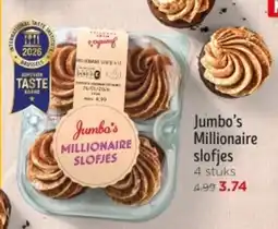 Jumbo Jumbo's Millionaire slofjes aanbieding