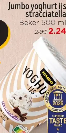 Jumbo Jumbo yoghurt ijs stracciatella aanbieding