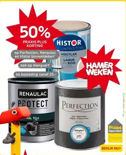 Praxis op Perfection, Renaulac en Histor binnenlakken aanbieding