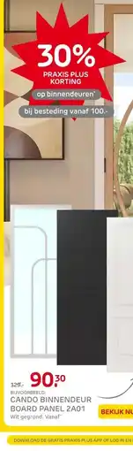 Praxis CANDO BINNENDEUR BOARD PANEL 2A01 aanbieding