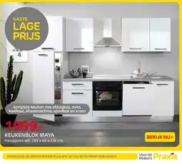 Praxis KEUKENBLOK MAYA aanbieding