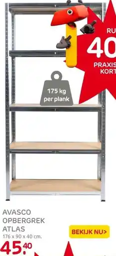 Praxis Avasco Stellingkast - Atlas - aanbieding
