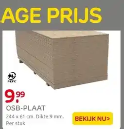 Praxis OSB-PLAATOSB-PLAAT aanbieding