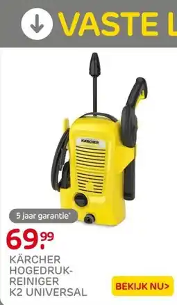 Praxis Kärcher Hogedrukreiniger K 2 Universal aanbieding