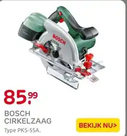Praxis Bosch Cirkelzaag PKS 55 A - 1200W aanbieding