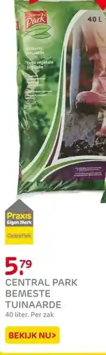 Praxis Central Park tuinaarde 40L aanbieding