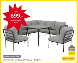 Praxis CENTRAL PARK LOUNGESET DELPHI aanbieding