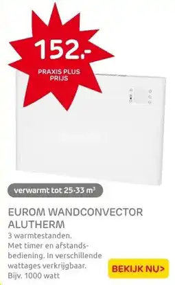 Praxis Eurom Convector Radiator Alutherm 1000 aanbieding