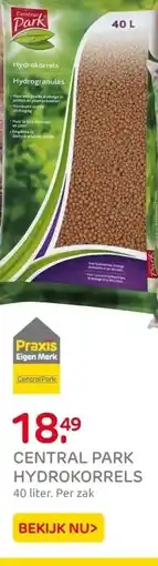 Praxis Central Park hydrokorrels CP 40L aanbieding