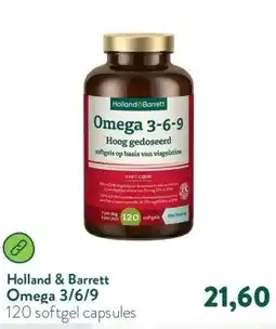 Holland & Barrett Omega 3/6/9 aanbieding