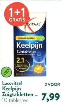 Holland & Barrett Keelpijn Zuigtabletten - 10 zuigtabletten aanbieding