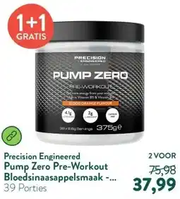 Holland & Barrett Pump Zero Pre-Workout Bloedsinaasappelsmaak - 375g aanbieding