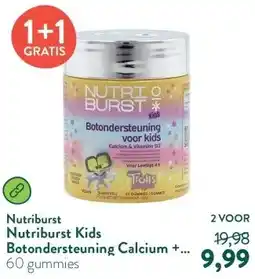 Holland & Barrett Nutriburst Kids Botondersteuning Calcium + Vitamine D3 4+ - 60 gummies aanbieding