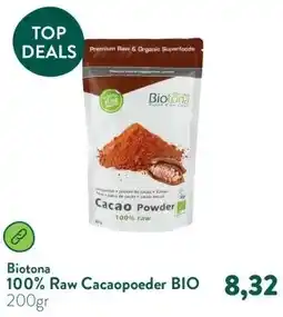 Holland & Barrett 100% Raw Cacaopoeder BIO aanbieding