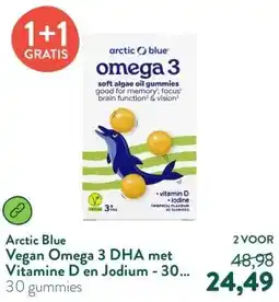Holland & Barrett Vegan Omega 3 DHA met Vitamine D en Jodium - 30 gummies aanbieding