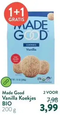 Holland & Barrett Vanilla Koekjes BIO aanbieding