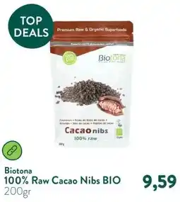 Holland & Barrett 100% Raw Cacao Nibs BIO aanbieding