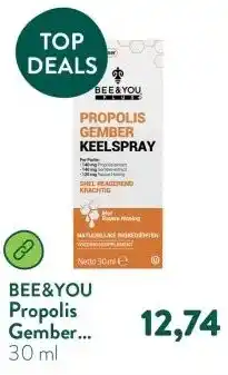 Holland & Barrett Propolis Gember Keelspray aanbieding