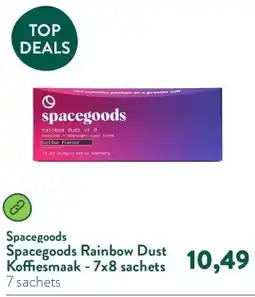 Holland & Barrett Spacegoods Rainbow Dust Koffiesmaak - 7x8 sachets aanbieding