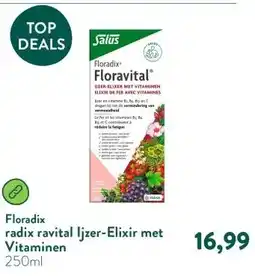 Holland & Barrett radix ravital Ijzer-Elixir met Vitaminen aanbieding