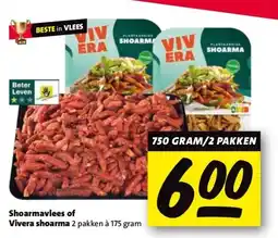 Nettorama Shoarmavlees of Vivera shoarma aanbieding