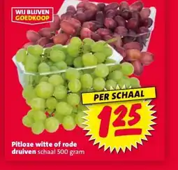 Nettorama Pitloze witte of rode druiven aanbieding