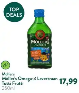 Holland & Barrett Möller's Omega-3 Levertraan Tutti Frutti aanbieding