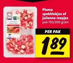 Nettorama Pluma spekblokjes of julienne reepjes aanbieding
